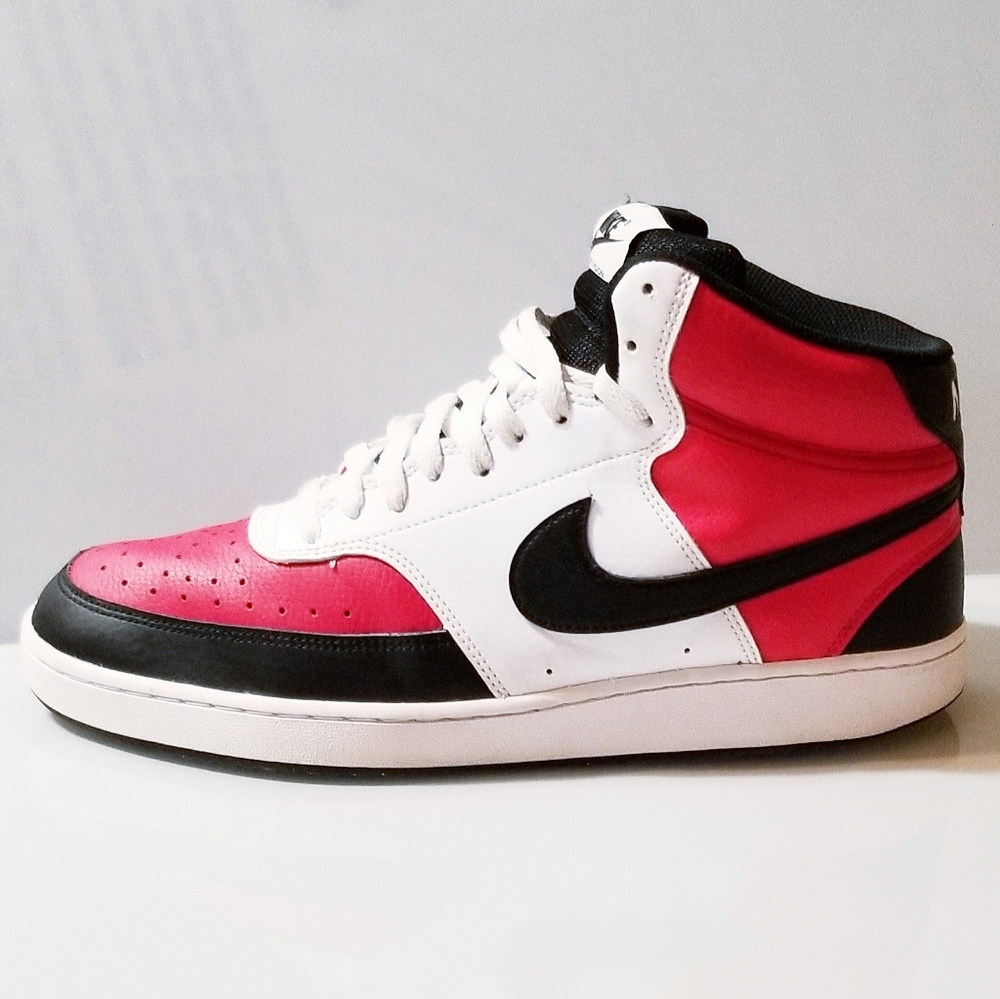 Nike Court Vision Mid ‘Satin Red’ DM1186-600 Size 12 Men's - Picture 7 of 10